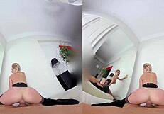 Subil arch rides in lingerie, bent over for hardcore fun