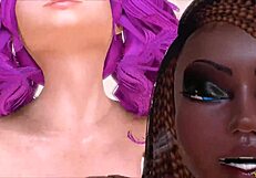 Hot girls in 2 part 2 get wet anal doggystyle, bent over with big tits and assfucking.