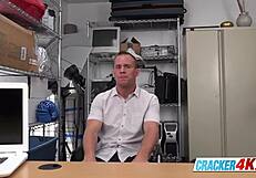 Hey, wanna see this thick black cock slam a muscled white dude?