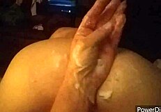 Scorpio and Capricorn clash in wild fisting with candy