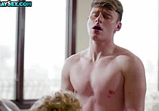 muscle gay stud fucks bff in asshole missionary