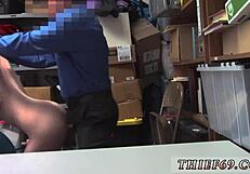 Police Woman Suspect Caught Crimson by Store Associate in Intense Hardcore Bust.