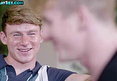 muscle gay stud fucks bff in asshole missionary