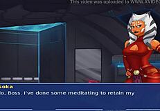 Star Wars orange trainer part 49 cosplay bang hot alien girls Sith