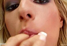 i pam get myself off masturbating with fingers and dildo at give me pink.