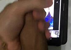 Big tits teen 18+ handjob on monster cock, cumtribute for immaslutbitch