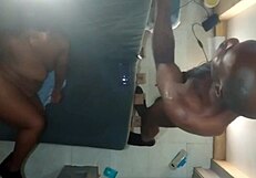 Feeling intense passion fucking this ebony milf amateur in Texas.