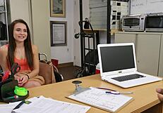 Brunette With Tight Ass Gets Fucked By Casting Director!