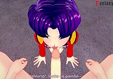 Misato Katsuragi in a short Evangelion scene