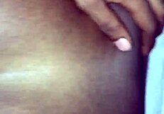 Fucking my best friend's black phat ass from behind.