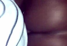 Fucking my best friend's black phat ass from behind.