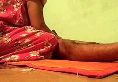 Desi Aunty Seduces College Boyfriend for Steamy Fun