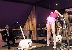 this lovely hottie gets her cunt pleased with a dick and tongue, moaning loudly