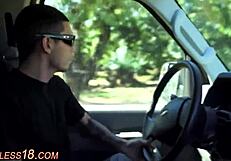 Latina teen picked up and bound in thrilling bondage