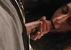 Wonder Woman Delivers Powerful Blowjob to Amateur Men