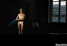 Blonde Babe Bent Over for Doggystyle with Cum on Big Tits