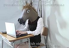 Giant Balloon Stretches Pregnant Woman's Maternity Wear