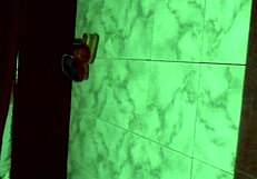 Chilling with my girlfriend after the party with a friend.