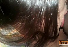 Brazilian Brunette Gets Mouth Filled With Cum