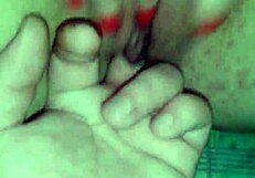 Intense solo masturbation session