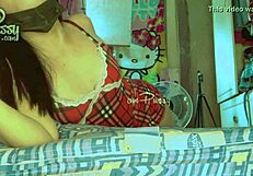 ice cream drips in teen 18+ pussy close-up