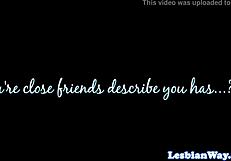 Gorgeous lesbians flaunt big tits and asses!