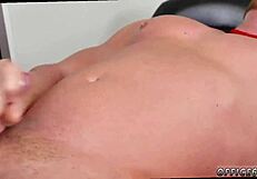 young gay bodybuilder boy explores