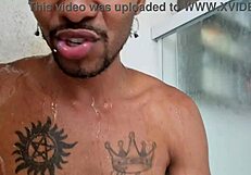 yo, wanna see this cute ebony ninfeta fresh from a wild bath?