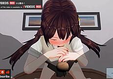 I guide you through this intense Japanese hentai anime jerk off session with toys and handjob instructions, recommending earphones for immersive ASMR cumshot experiences.