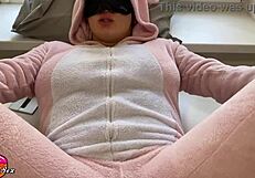 Blonde Amateur Deepthroats Big Cock and Swallows Cum in Mouth