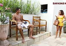 Feeling the tight pussy of my sister-in-law in POV