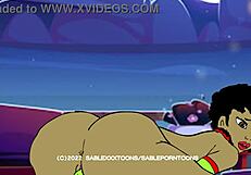 I watch Lusty Lethabo with her dildo