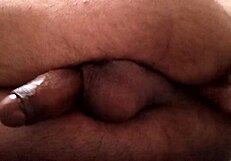 Anal Dildo Masturbation Ends with Explosive Cum!