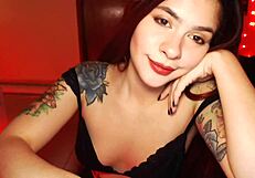 Watch this dominican teen rub her pussy firmly on webcam!