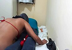 gay bride in lingerie gets anal from neighbor at wedding