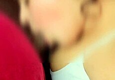 hot babe sucking lover dick