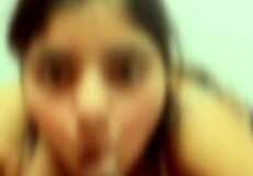 hot babe sucking lover dick