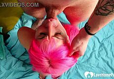 Tattooed Woman Performs Deepthroat Blowjob In Pov Homemade Video