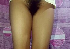 this cute indian girl is fingering her pussy so sexily
