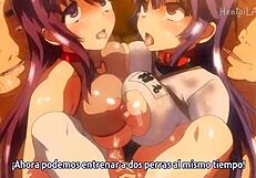 I’m totally lost watchin’ Chizuru and Chii-chan in wild hardcore hentai action, it’s insane!