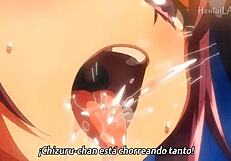 I’m totally lost watchin’ Chizuru and Chii-chan in wild hardcore hentai action, it’s insane!