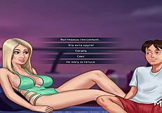 Summertimesaga: Admiring Her Pussy in Episode 4.45