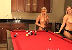 Lesbian teens strip and pose with lil kelly