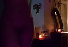 Watch this Latina rip her clothes and tease her juicy ass?