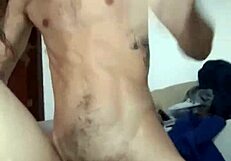 Couple gets aroused, she grinds on his cock until orgasm, then he fucks her sideways