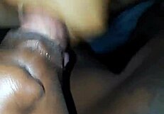 hard cock sucked deep by a wild ebony moma craving chocolate