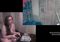 Naked Resident Evil 7 Gameplay with Tattooed BBW in Part 8.