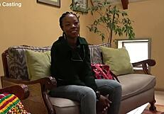 The South-African Babe Dresses Up For A Fake JOB INTERVIEW