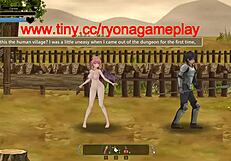 Pink Haired Girl Screams With Soldiers In Hentai Guild!