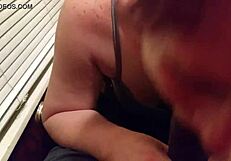 almost caught sucking that big black cock in the act